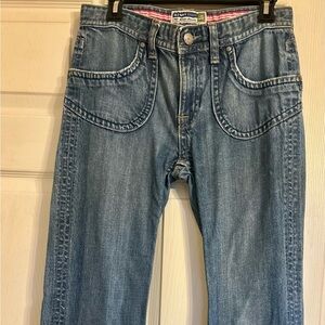 Old Navy Blue Flare Wide Leg Jeans